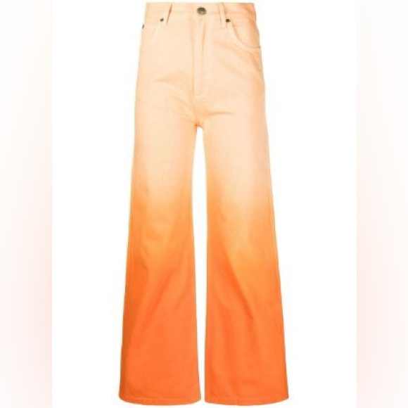 NWT Sandro Rodrigue Ombré Crop Nonstretch Jeans. Size 2 - Picture 2 of 9